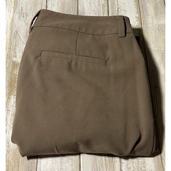 Chico's Pants - Chicos Ponte Slim Ankle Pants Womens‎ Size 0(U.S.size 4) Texas Taupe Stretch